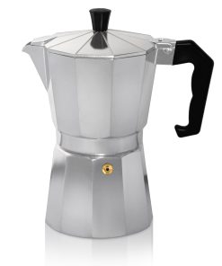 Espressokocher Italiano f. 12 Tassen silber