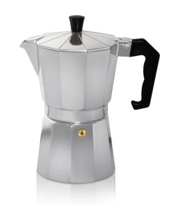 Espressokocher Italiano f. 9 Tassen silber
