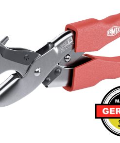 FAMEX 3519 Lochzange für Leder Revolverlochzange mit Hebelübersetzung Gürtel