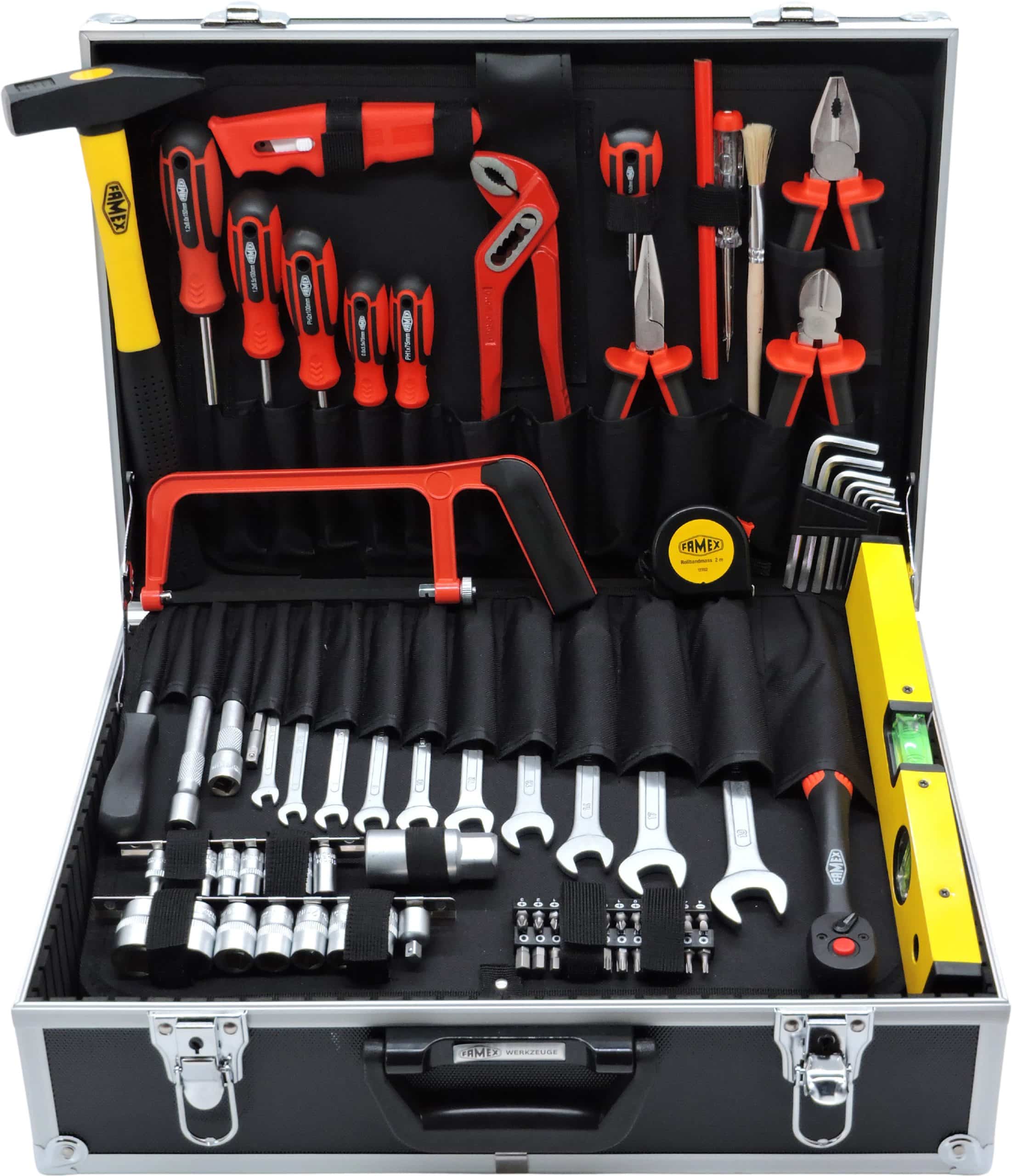 FAMEX 759-62 Werkzeugkoffer bestückt mit Werkzeug