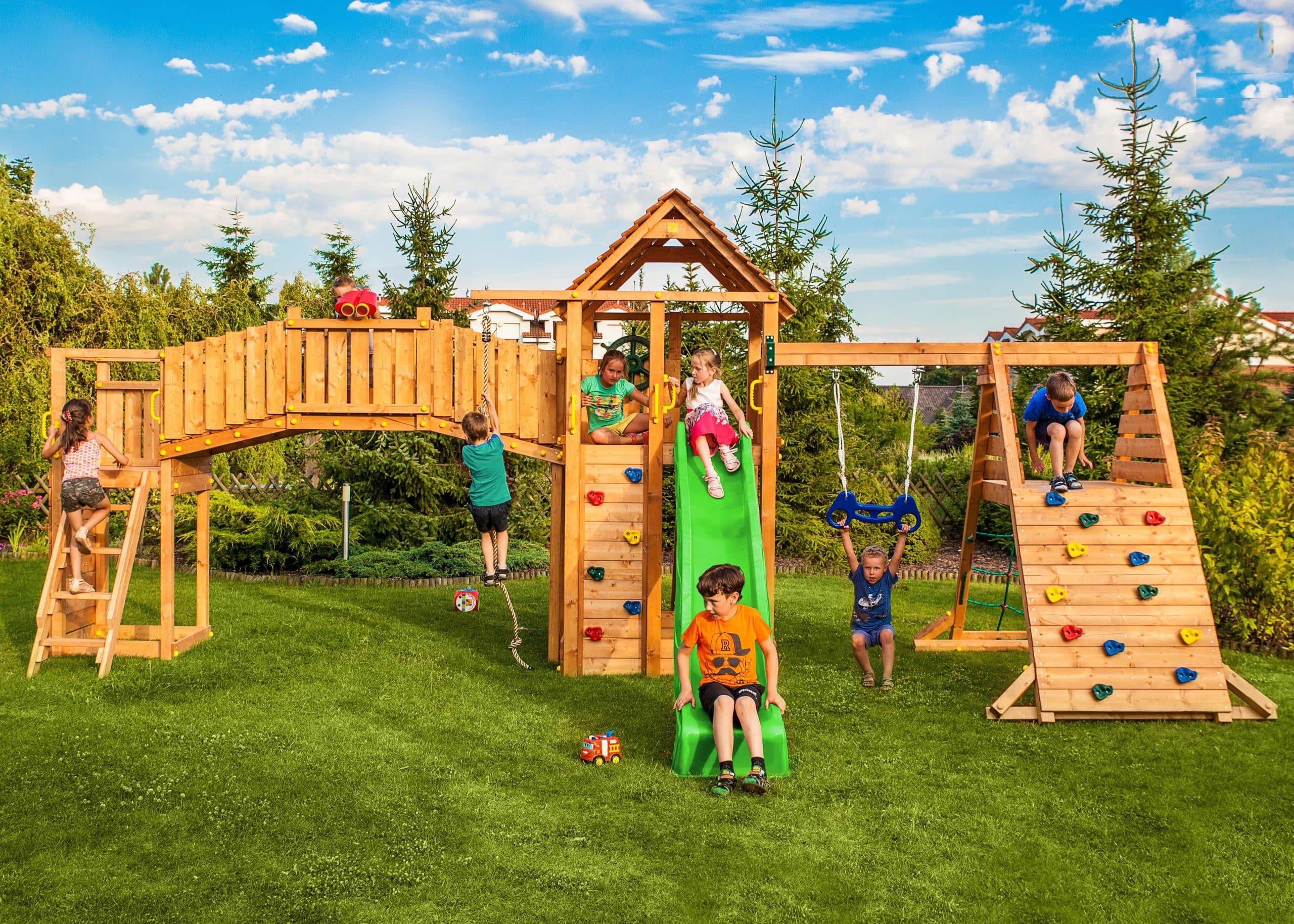 FUNGOO MAXI SET Spielturm Klettergerüst FUN GYM