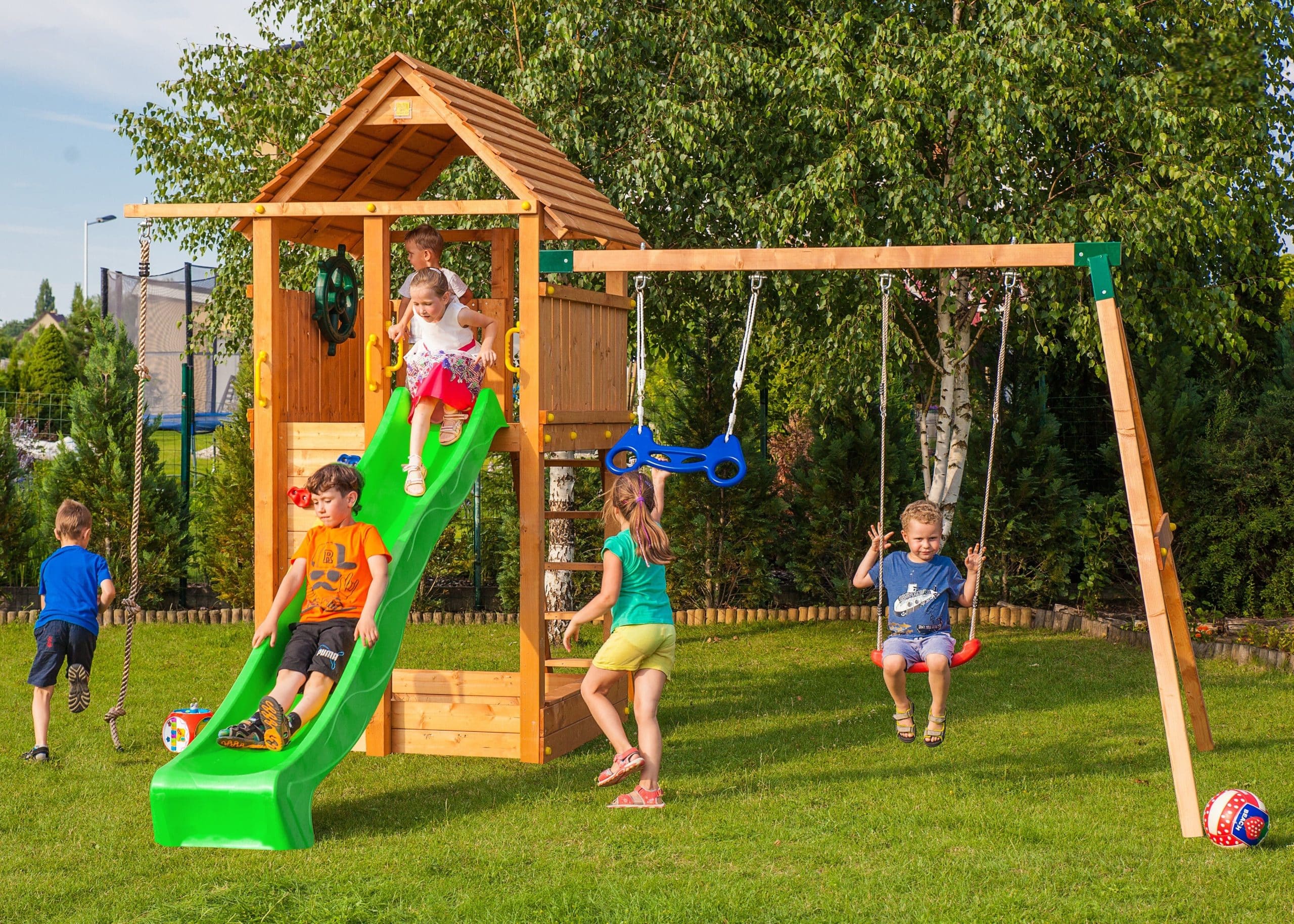 FUNGOO Spielturm Klettergerüst FORTRESS Move+