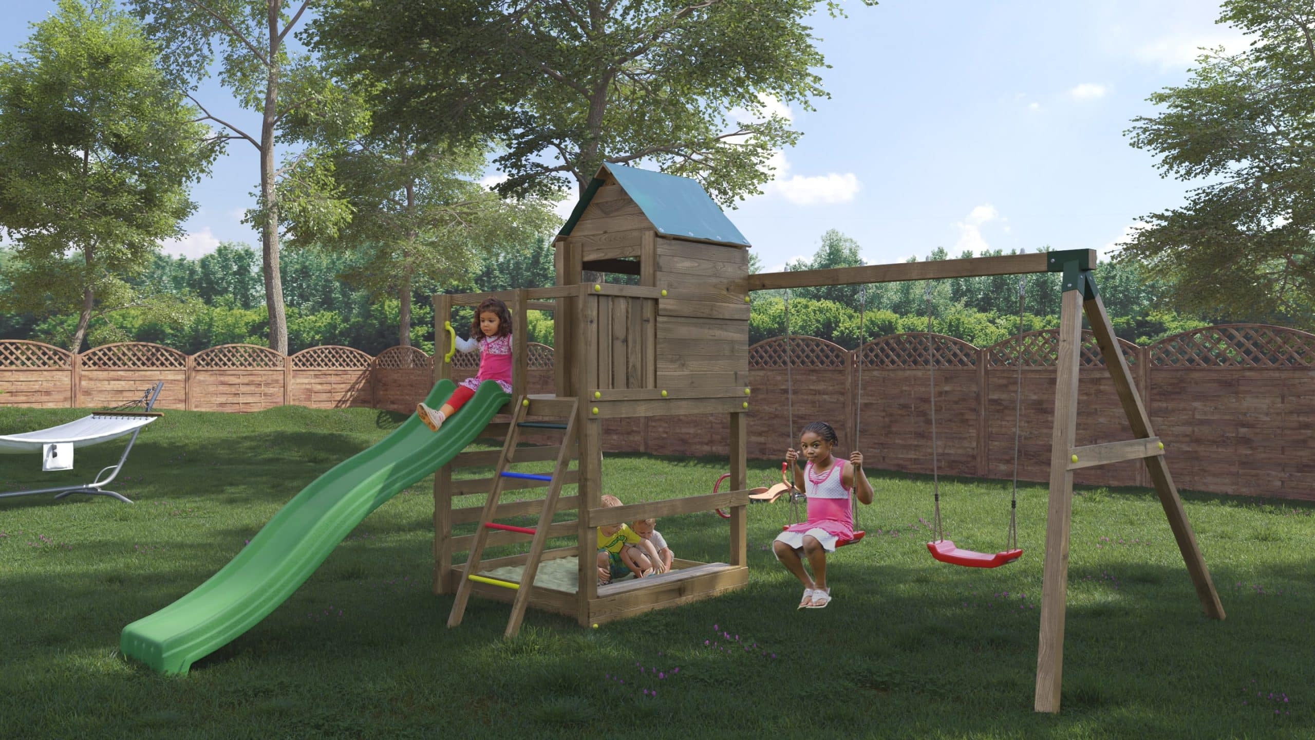 FUNGOO Spielturm Klettergerüst JARCAS_4