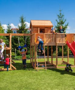 FUNGOO Spielturm Klettergerüst My_SPACE_XL  in versch. Ausführungen Spielplatz Holzschaukel