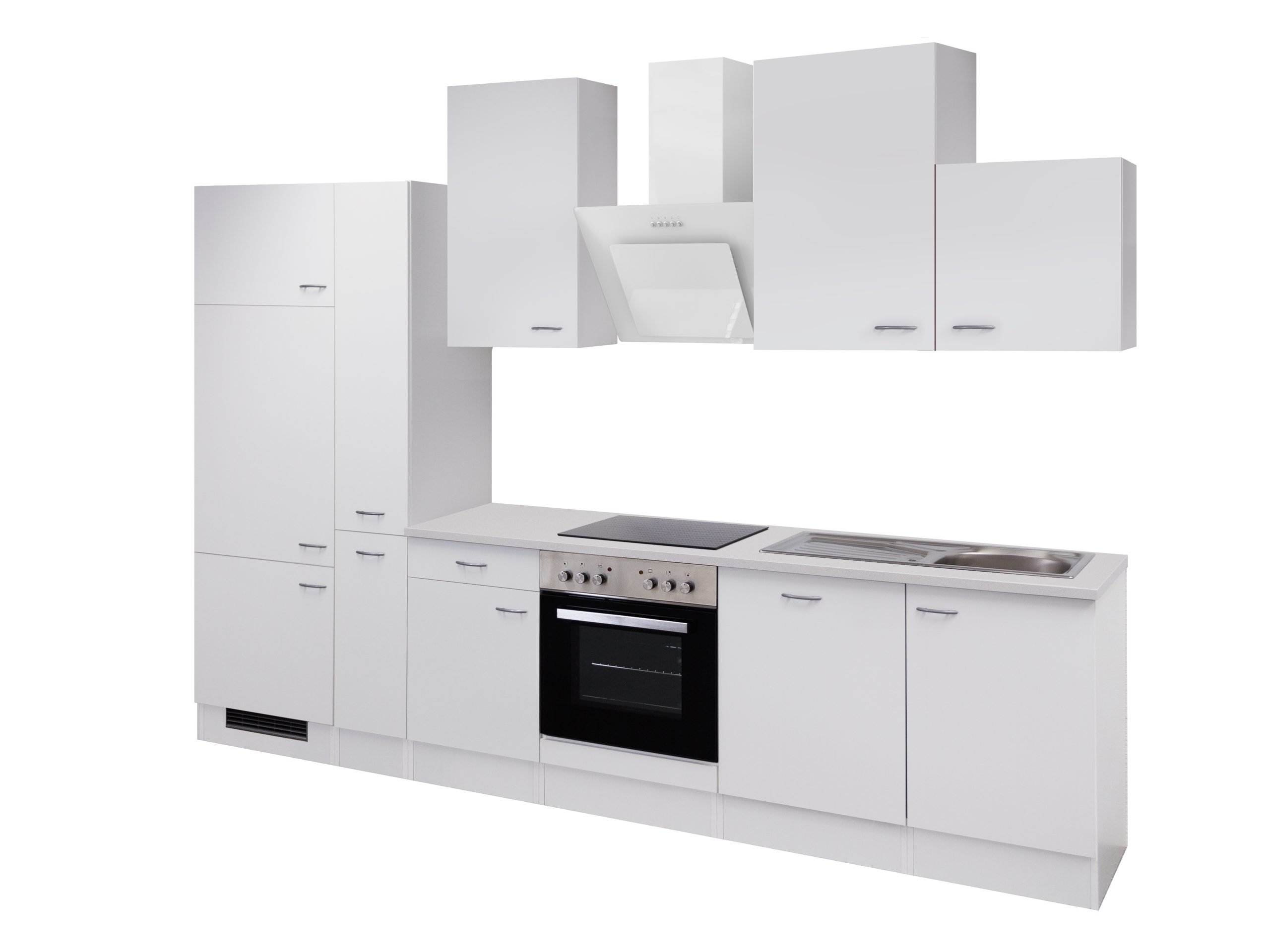Flex-Well Küchenzeile 310cm -mit E-Geräte - G-310-2601-059-WITO