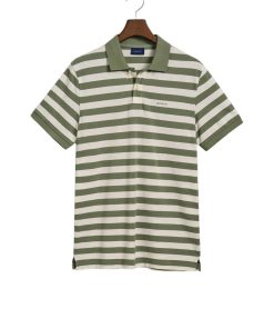 Gant Poloshirt Gestreiftes Pique Polo Kurzarmshirt