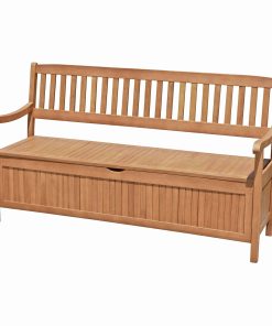 Garden Pleasure Gartenbank Houston 3-Sitzer mit Staufach