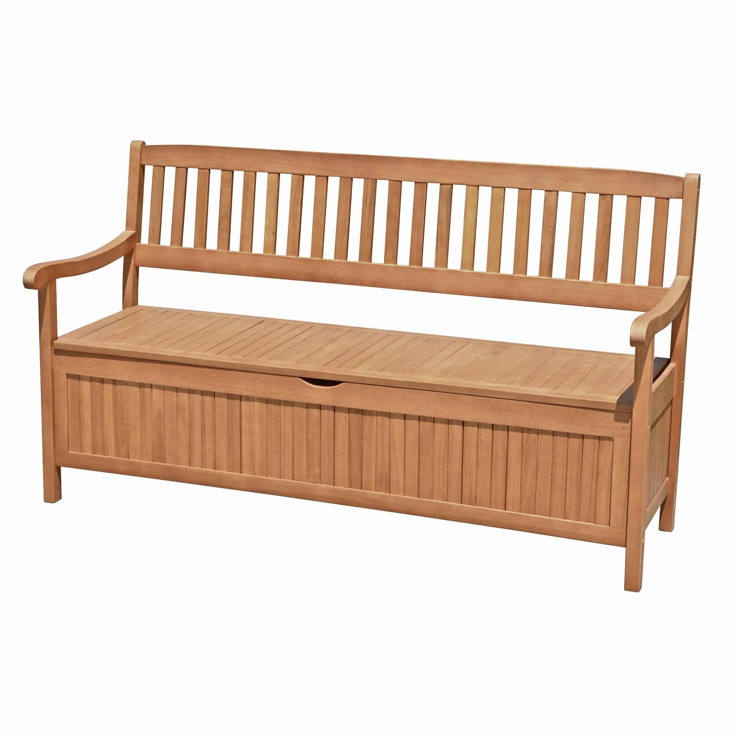 Garden Pleasure Gartenbank Houston 3-Sitzer mit Staufach
