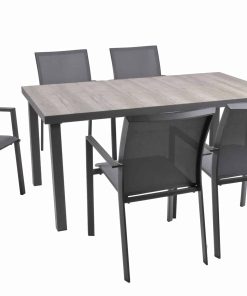 Garden Pleasure Tischset Rana (Tisch + 4 Stühle)