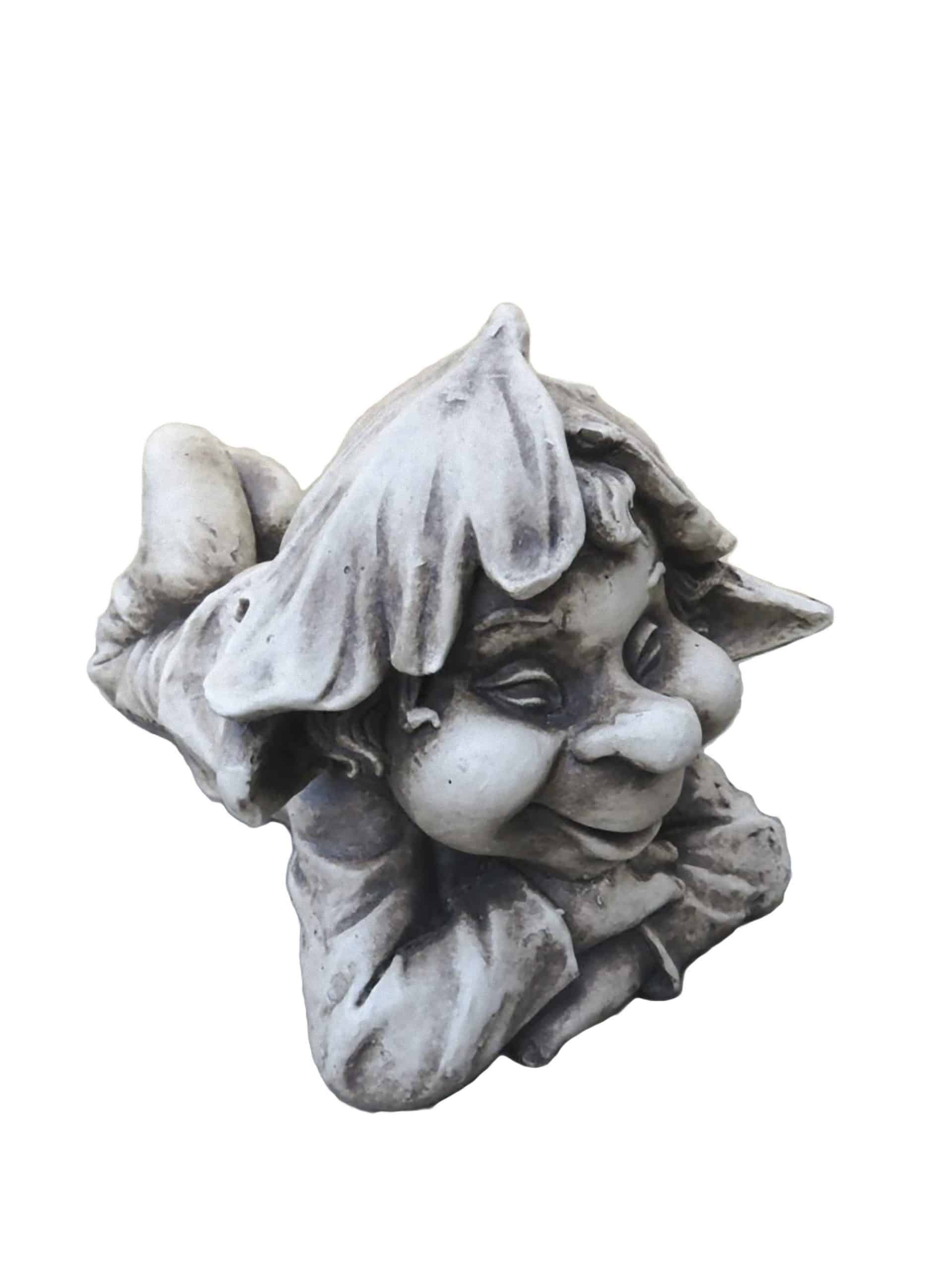 Gartenfigur Troll Figur Skulptur Gartendeko Garten Terrasse Deko Staue