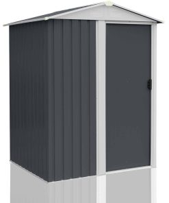 Geräteschuppen mit Schiebetür und Belüftung aus Metall Gerätehaus SAFE S
