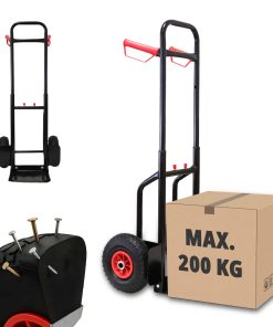 Grafner Sackkarre 200kg ausziehbar/ klappbar Vollgummibereifung FlatFree