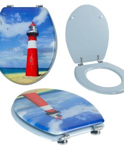 Grafner WC-Sitz aus MDF Lighthouse 10304