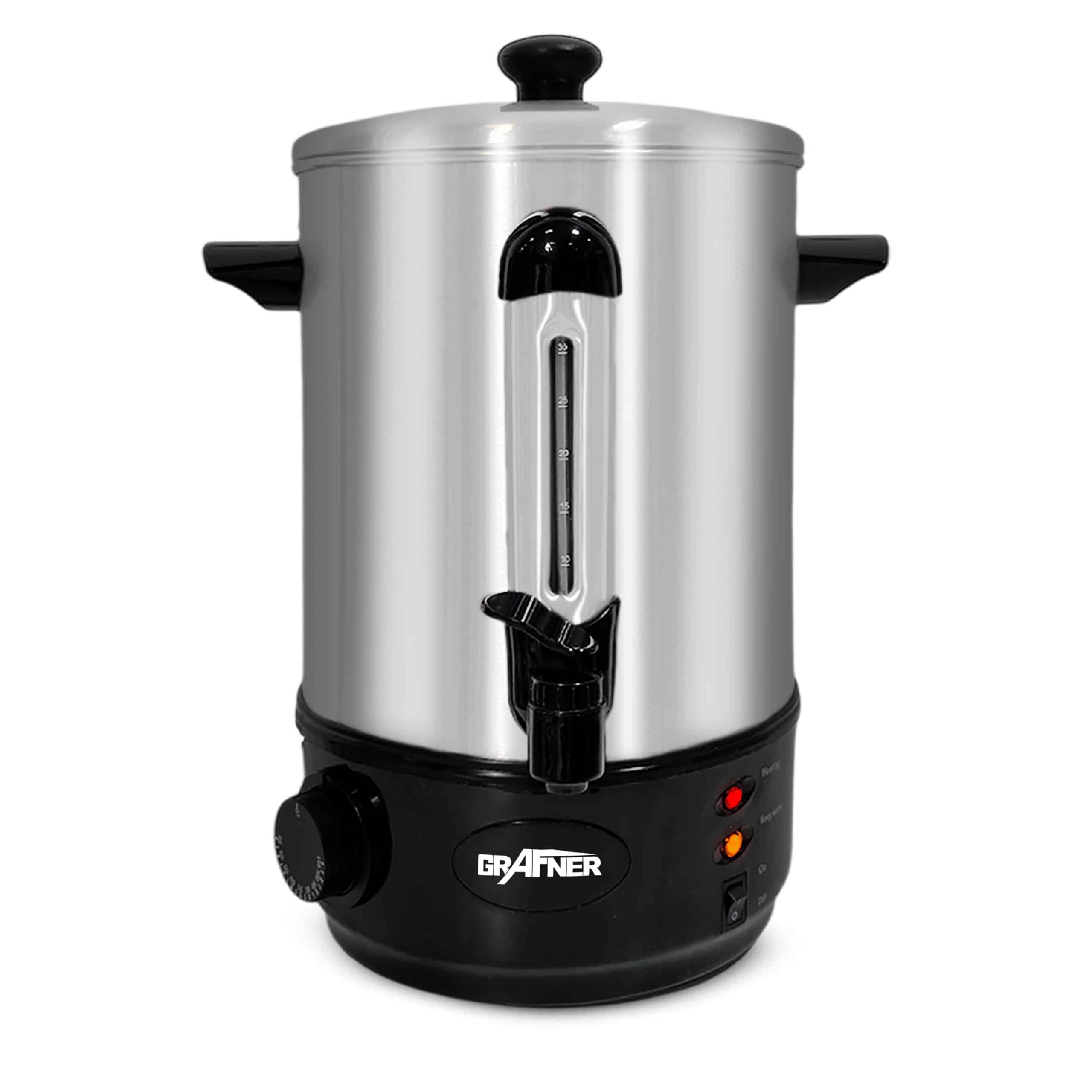 Grafner XL Heißgetränkeautomat Glühweinkocher 2000 Watt 8 Liter