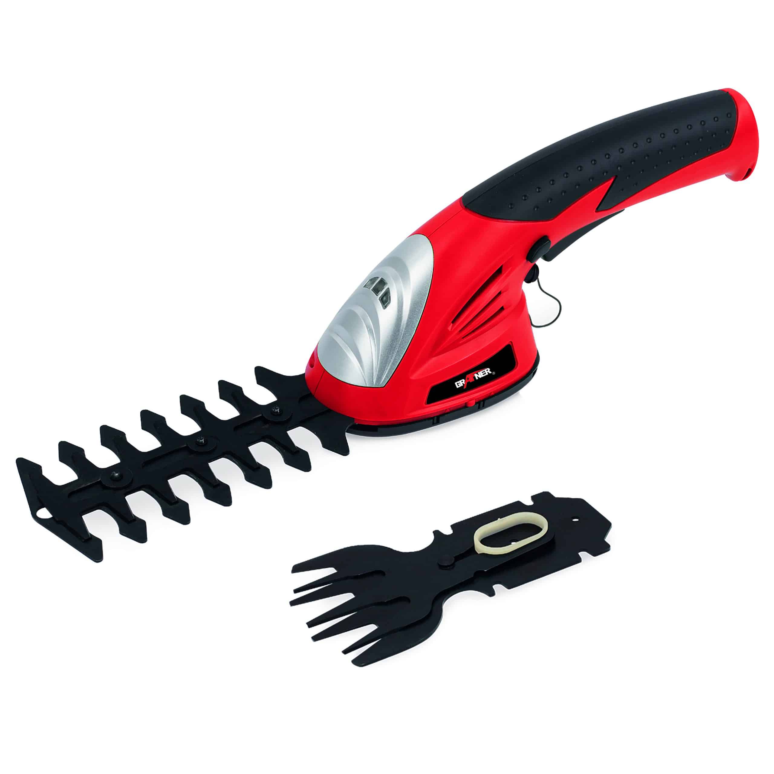 Grafner® Akku Gartenpflege Set 2in1 Grasschere und Strauchschere Heckentrimmer