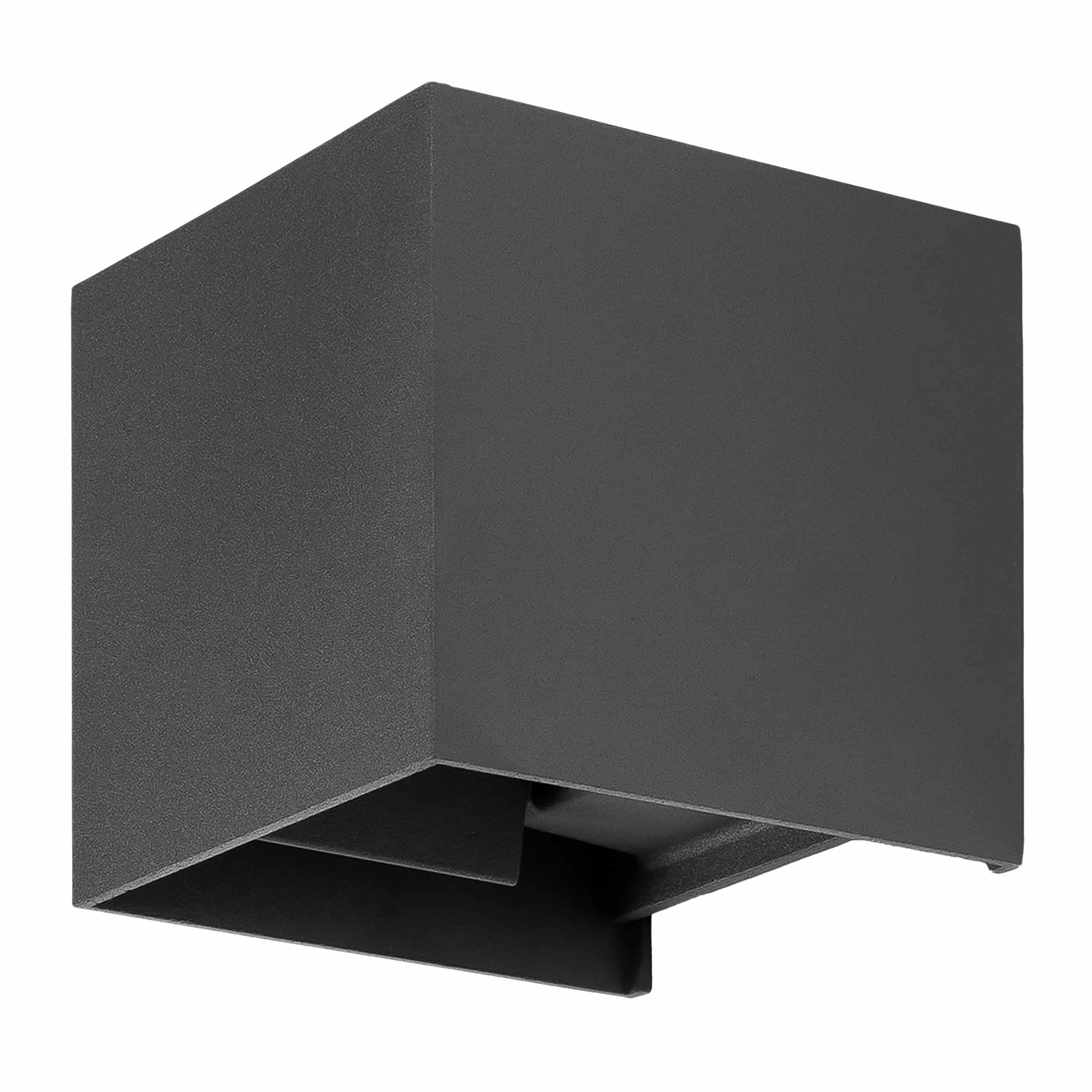 Grafner® Aluminium Wandlampe anthrazit WL10803 Wandleuchte für Innen und Außen