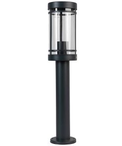 Grafner® Edelstahl Wegleuchte Gartenlampe 50cm Standleuchte Anthrazit