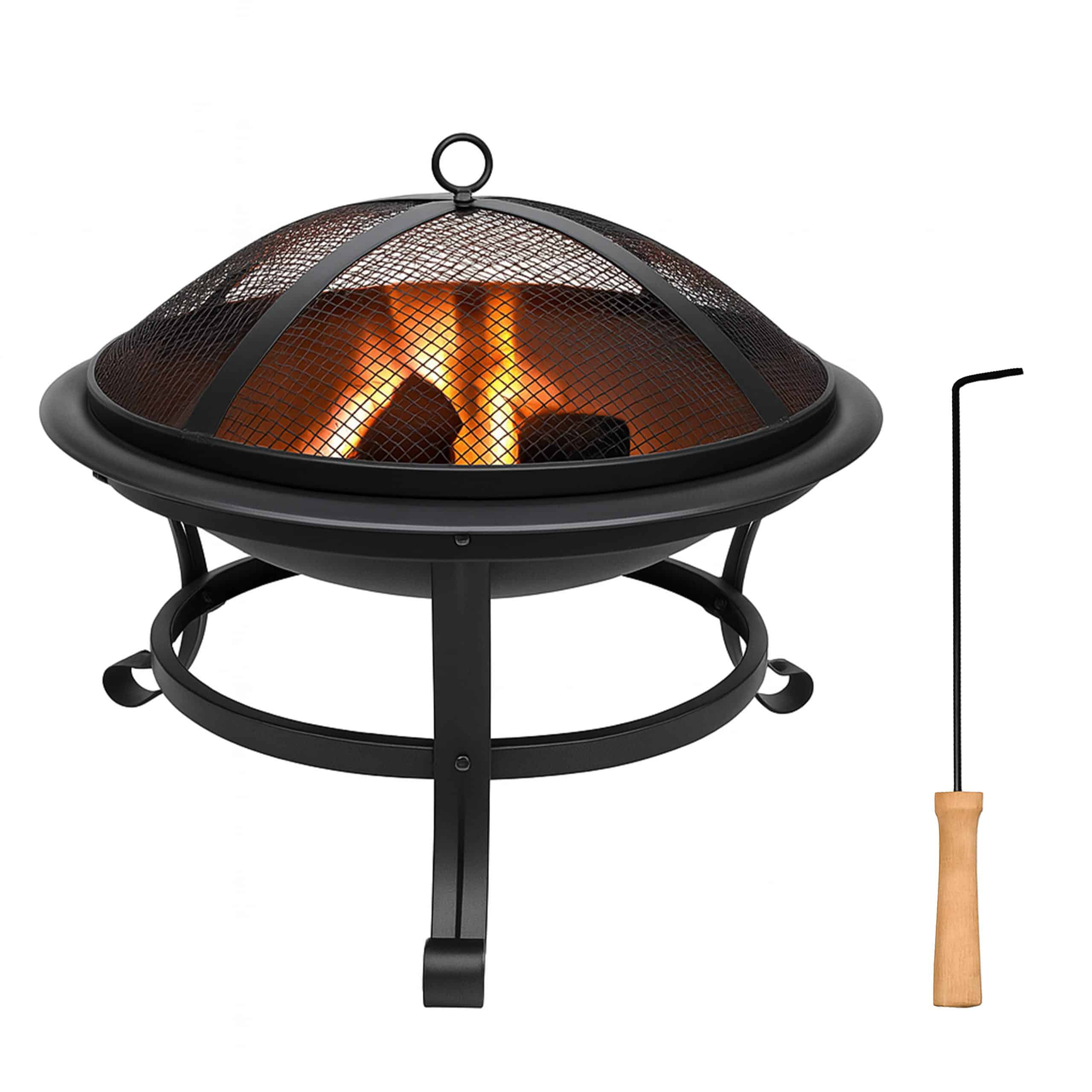 Grafner® Feuerschale mit Funkenschutzgitter