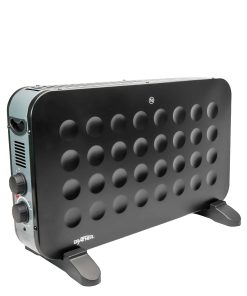 Grafner® Konvektor elektro Heizung 2000 Watt Heizgerät matt schwarz DK11046