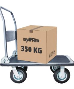 Grafner® Plattformwagen Tragkraft 350kg Transportwagen Lagerwagen Transportkarre