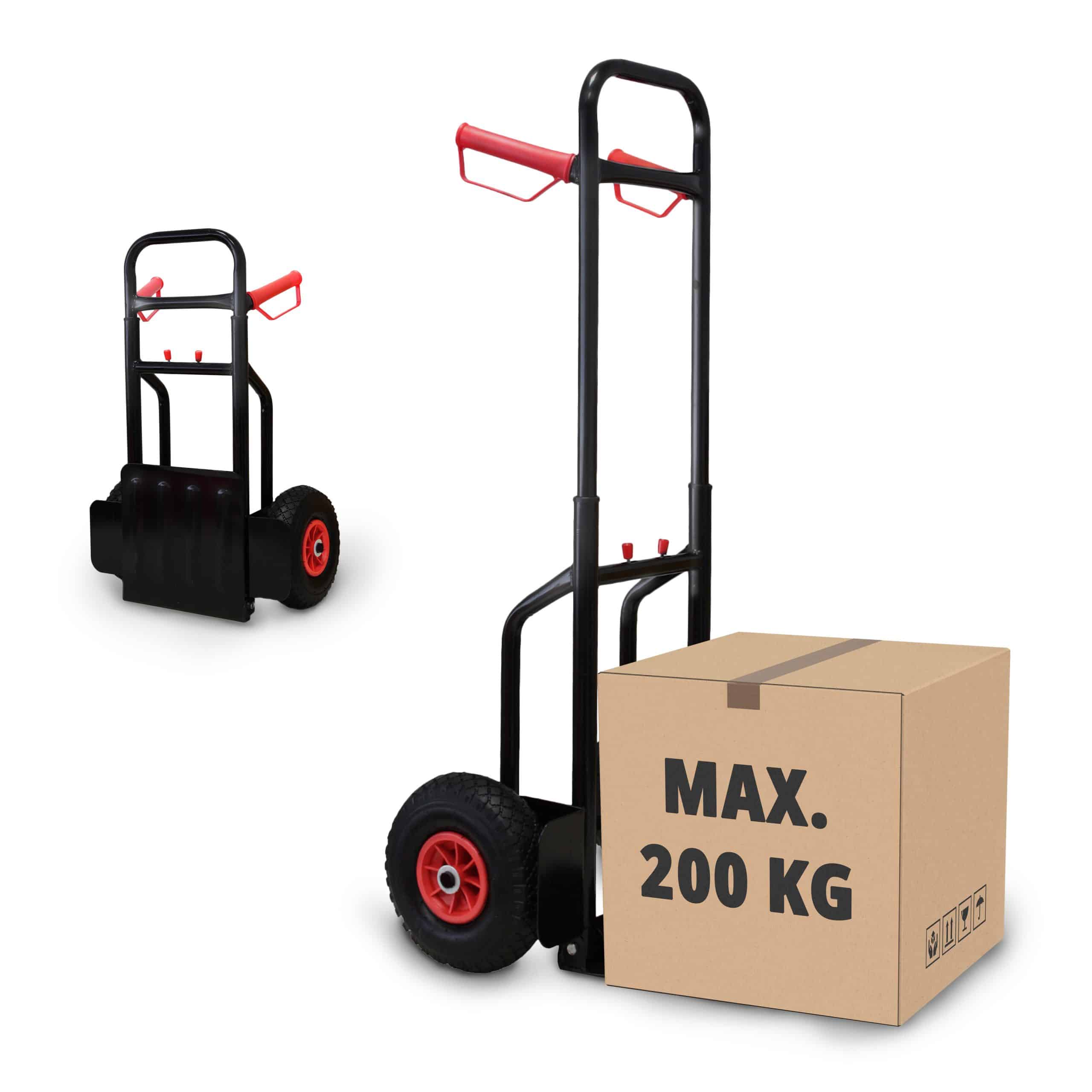 Grafner® Sackkarre Transportkarre Stapelkarre ausziehbar / klappbar 200 kg
