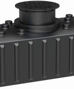 GreenLife Regenwasser-Flachtank 2.000 l mit Ausgleichsdom und begehbarer Abdeckung
