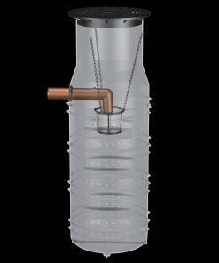 GreenLife Sickerschacht 950 l Gartenentwässerung Regenwassertank mit Sieb
