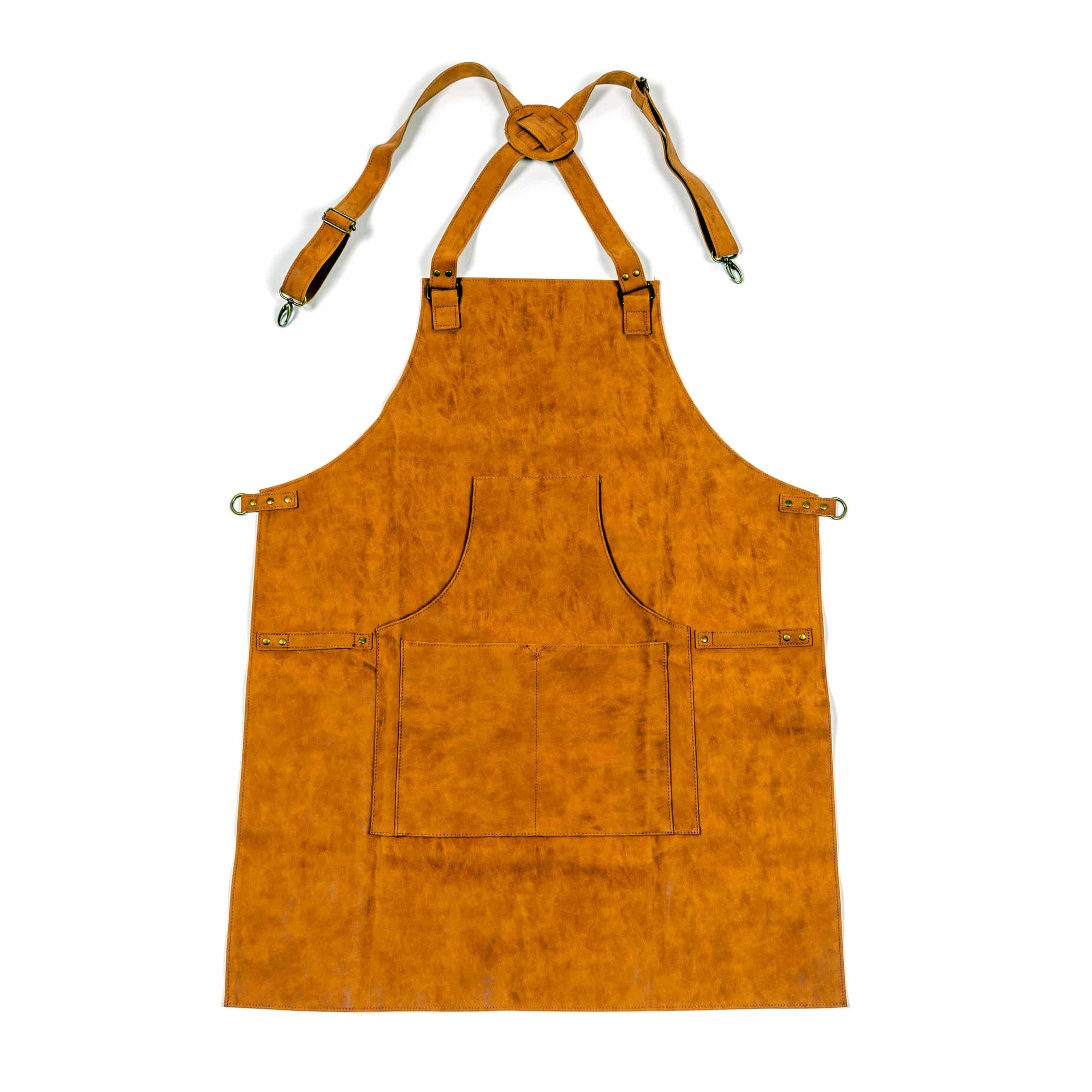 GrillXpert Kochschürze Grillschürze für Männer und Frauen Latzschürze in anthrazit oder braun