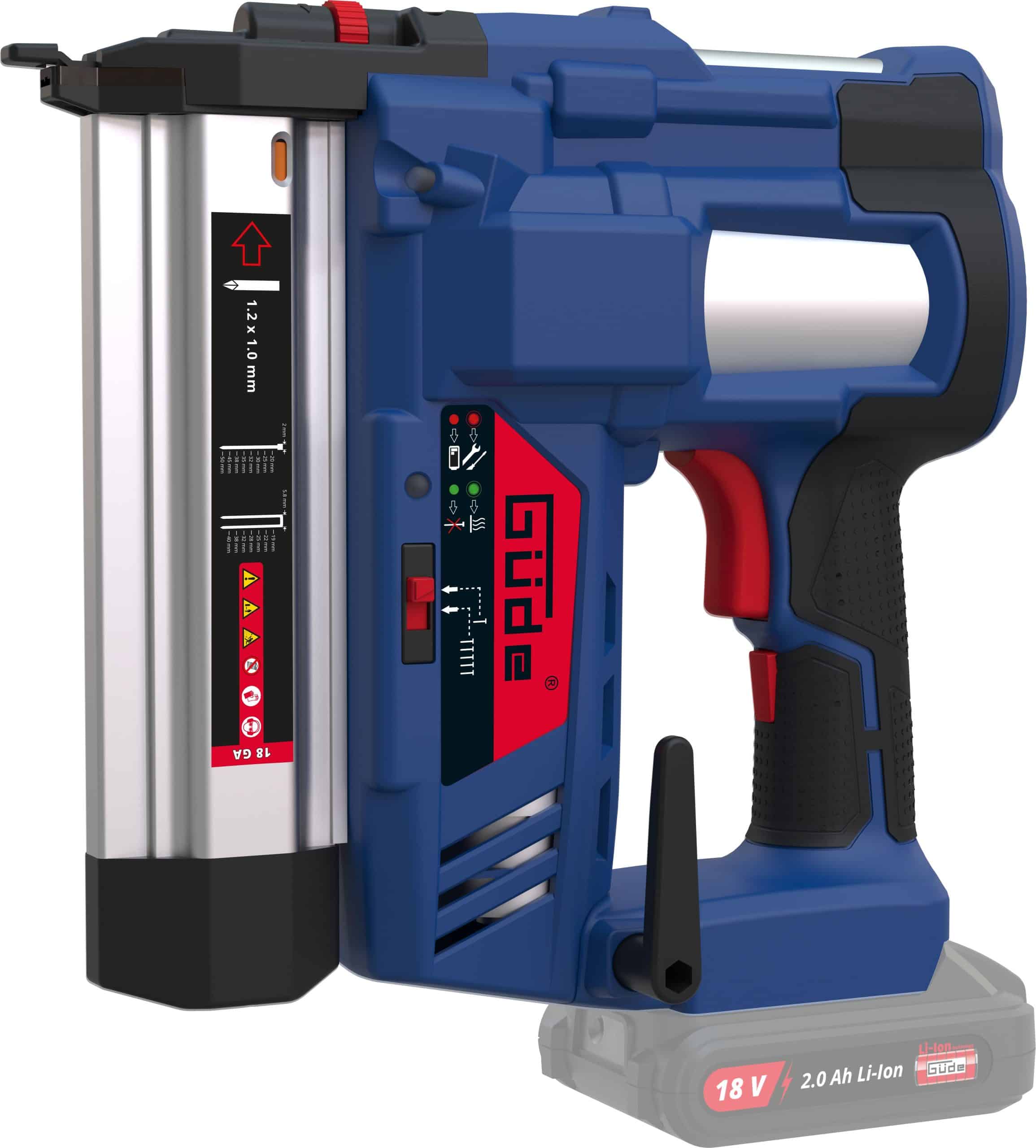 Güde Akku Klammergerät u. Nagler KN 18-201-05