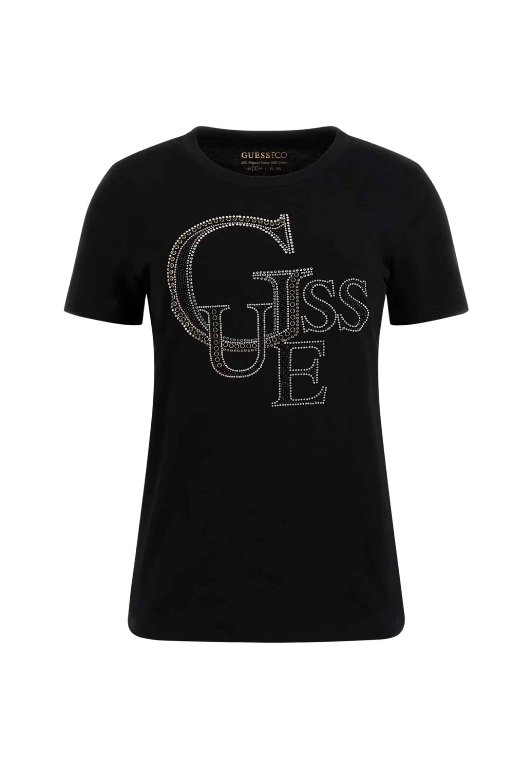 Guess T-Shirt Kurzarmshirt STUDDED