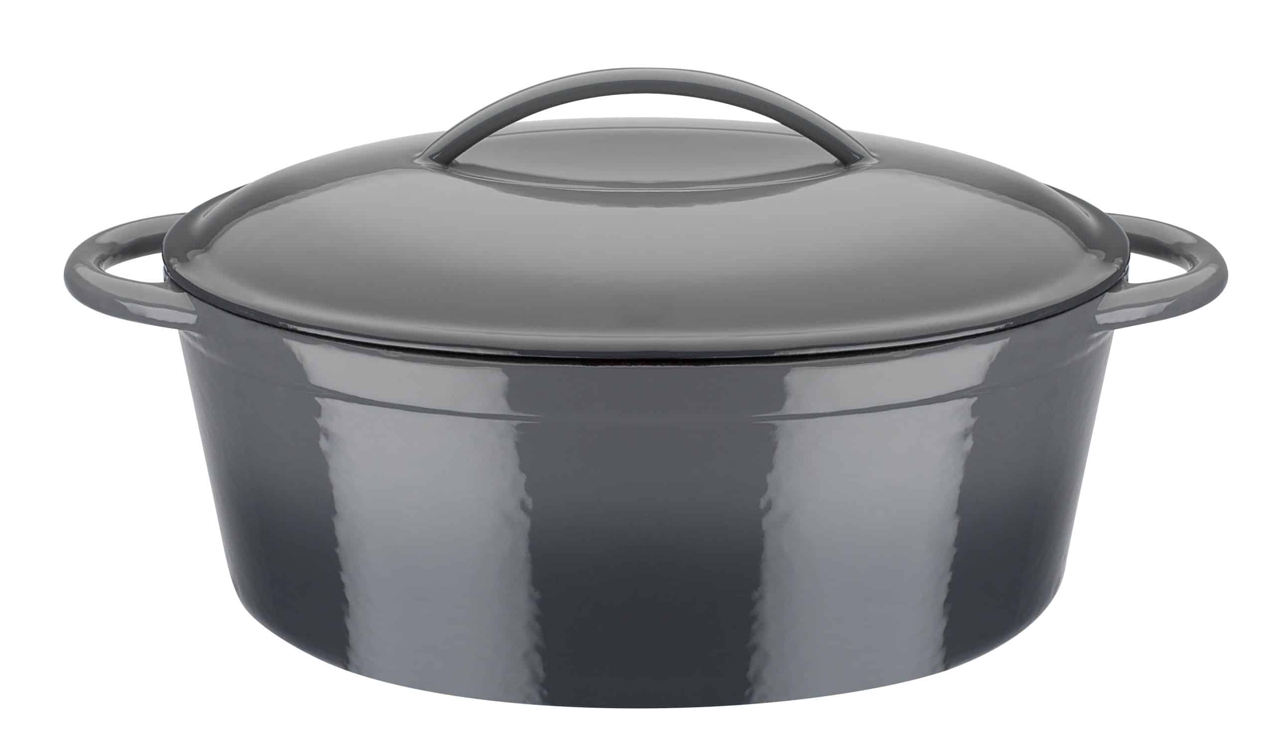 Gusseisen Ovaler Bräter Grey Shadow 33x25cm