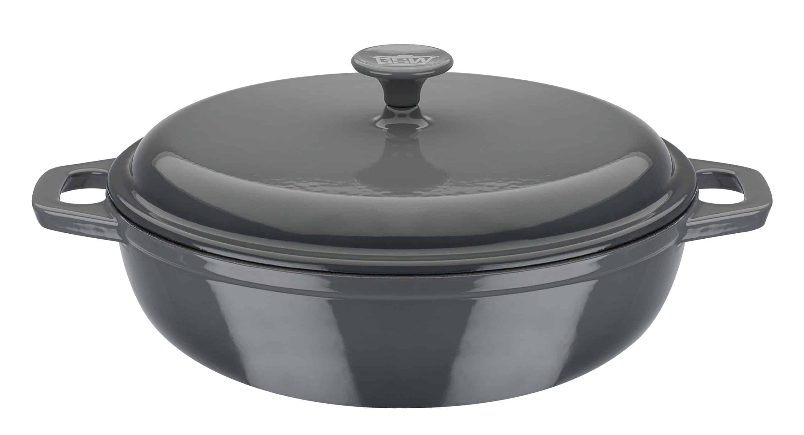 Gusseisen Schmortopf Grey Shadow 30cm