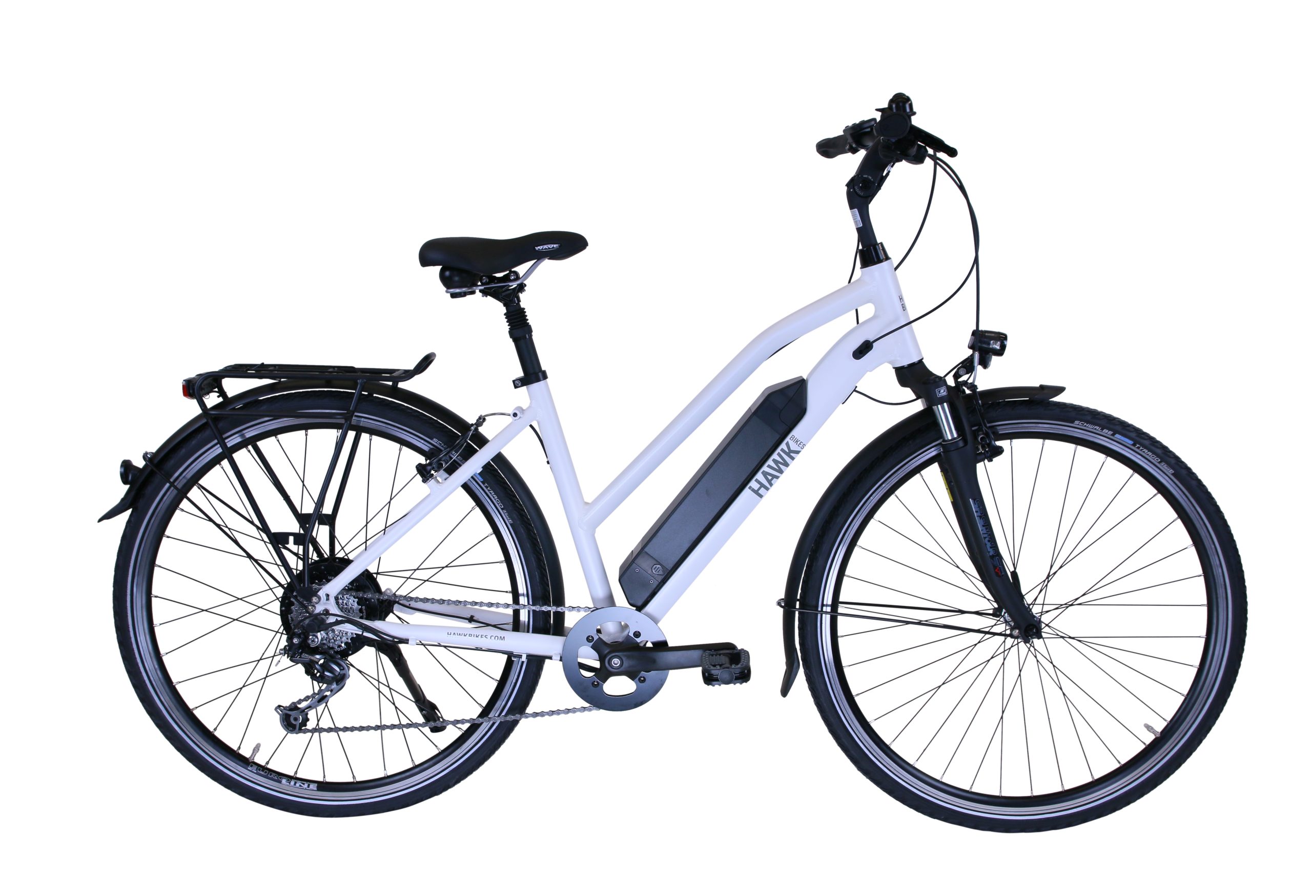 HAWK eTrekking - Damen 28 Zoll – versch. Modelle - E Bike mit leichtem Aluminiumrahmen I Microshift 8 Gang Kettenschaltung