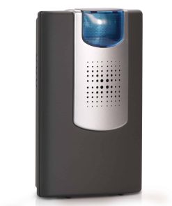 HEIDEMANN Funkempfänger Set HX Flashlight - Erweiterbare Klingel - mit optischem Blitzsignal- Funk Klingel Empfänger - HX Türklingel - schwarz