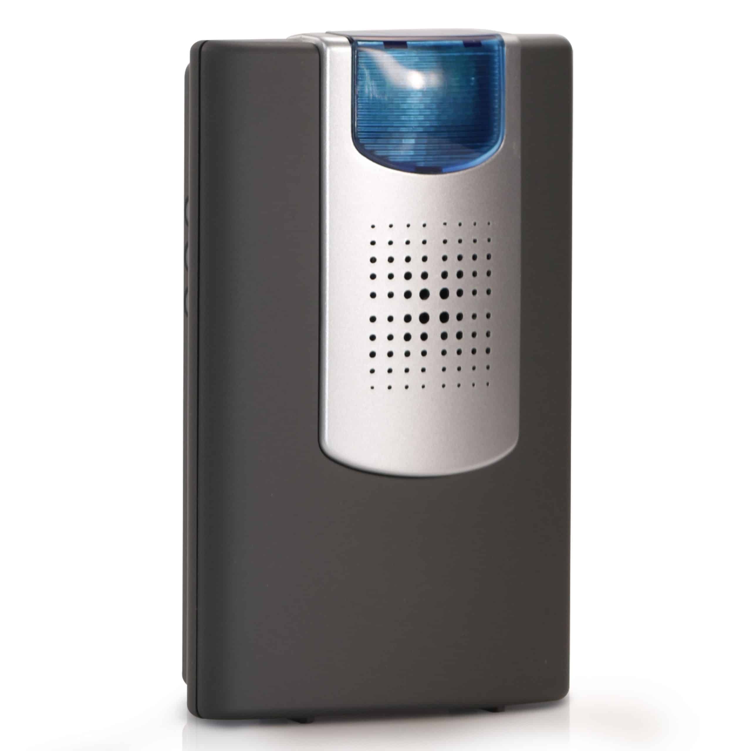 HEIDEMANN Funkempfänger Set HX Flashlight - Erweiterbare Klingel - mit optischem Blitzsignal- Funk Klingel Empfänger - HX Türklingel - schwarz