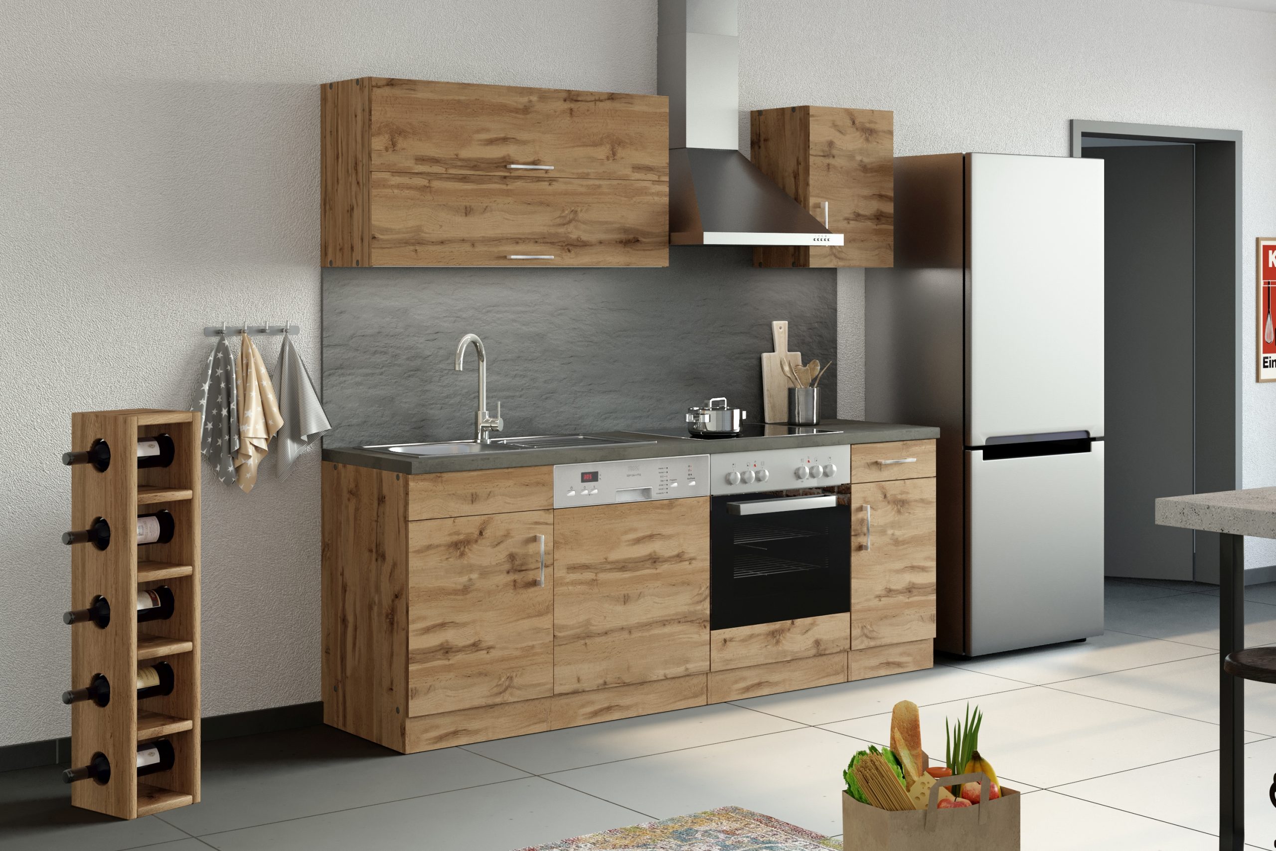 HELD Küchenzeile 210cm