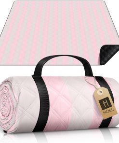 HOEL Picknickdecke Rosa-Ivory