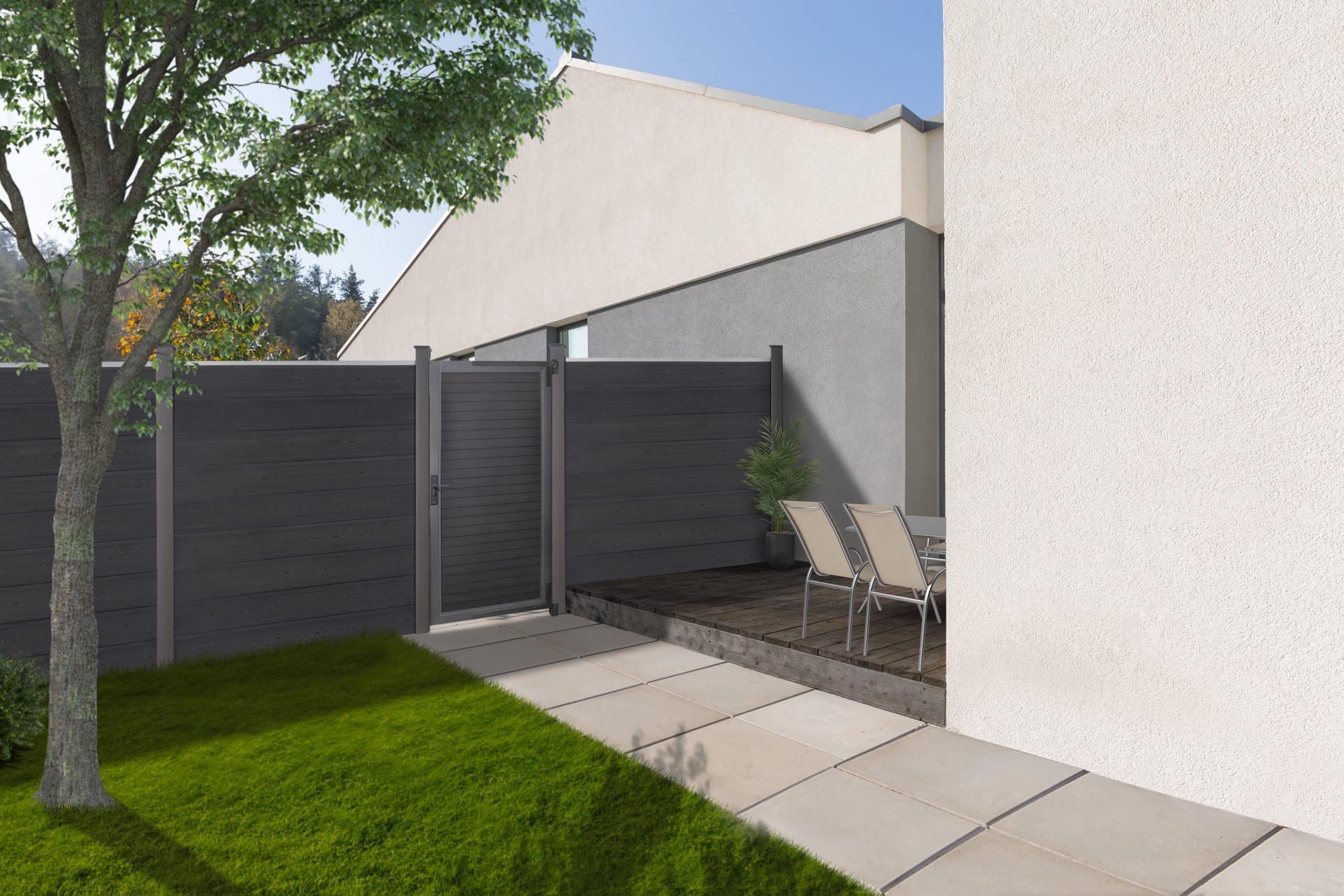 HOME DELUXE WPC Gartentor CALLATOR