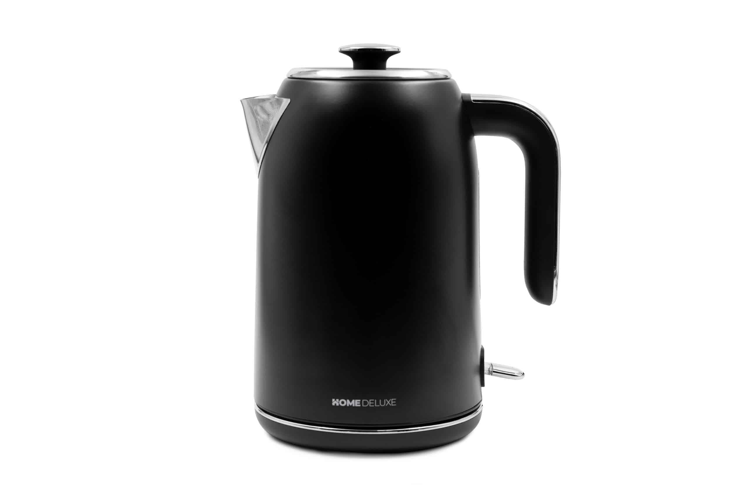 HOME DELUXE Wasserkocher NOBLE Matt Schwarz