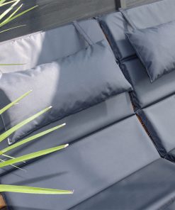 HOME DELUXE Wellenholzliege TAIGA Auflage -1x Auflage