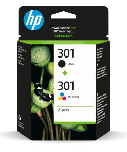 HP 301 Schwarz und Farbe 2er-Pack Original Druckerpatronen