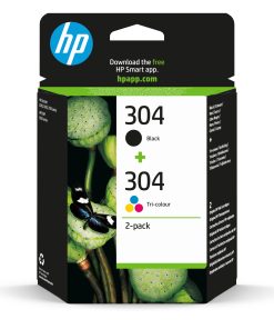 HP 304 Schwarz und Farbe 2er-Pack Original Druckerpatronen