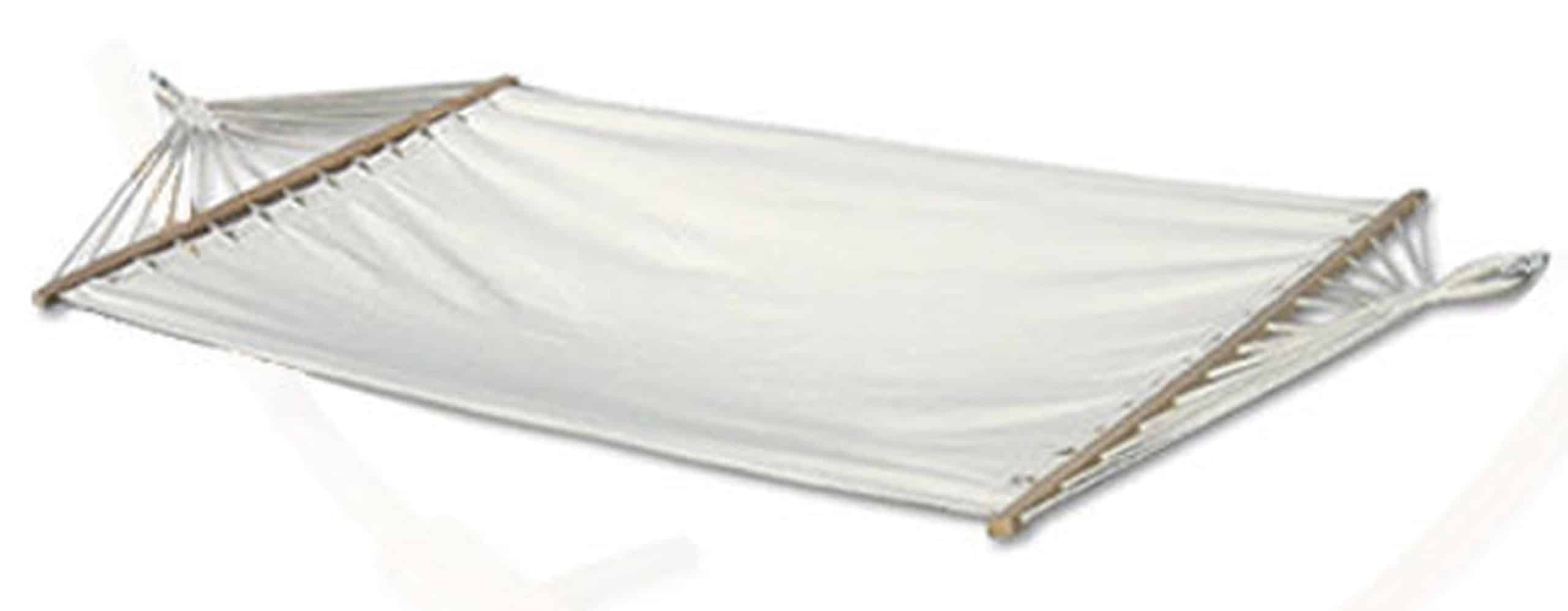 Hängematte 2 Pers. XXL 285x120cm 150 KG Matte Hängematten Gartenhängematte Beige