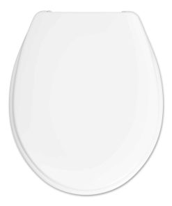 Hamberger WC-Sitz Toilettensitz Kunststoff mit Deckel weiß - 522360