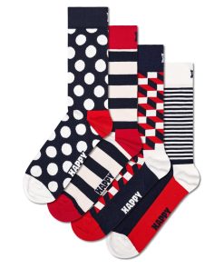 Happy Socks Strümpfe CLASSIC NAVY Socken 4er Pack