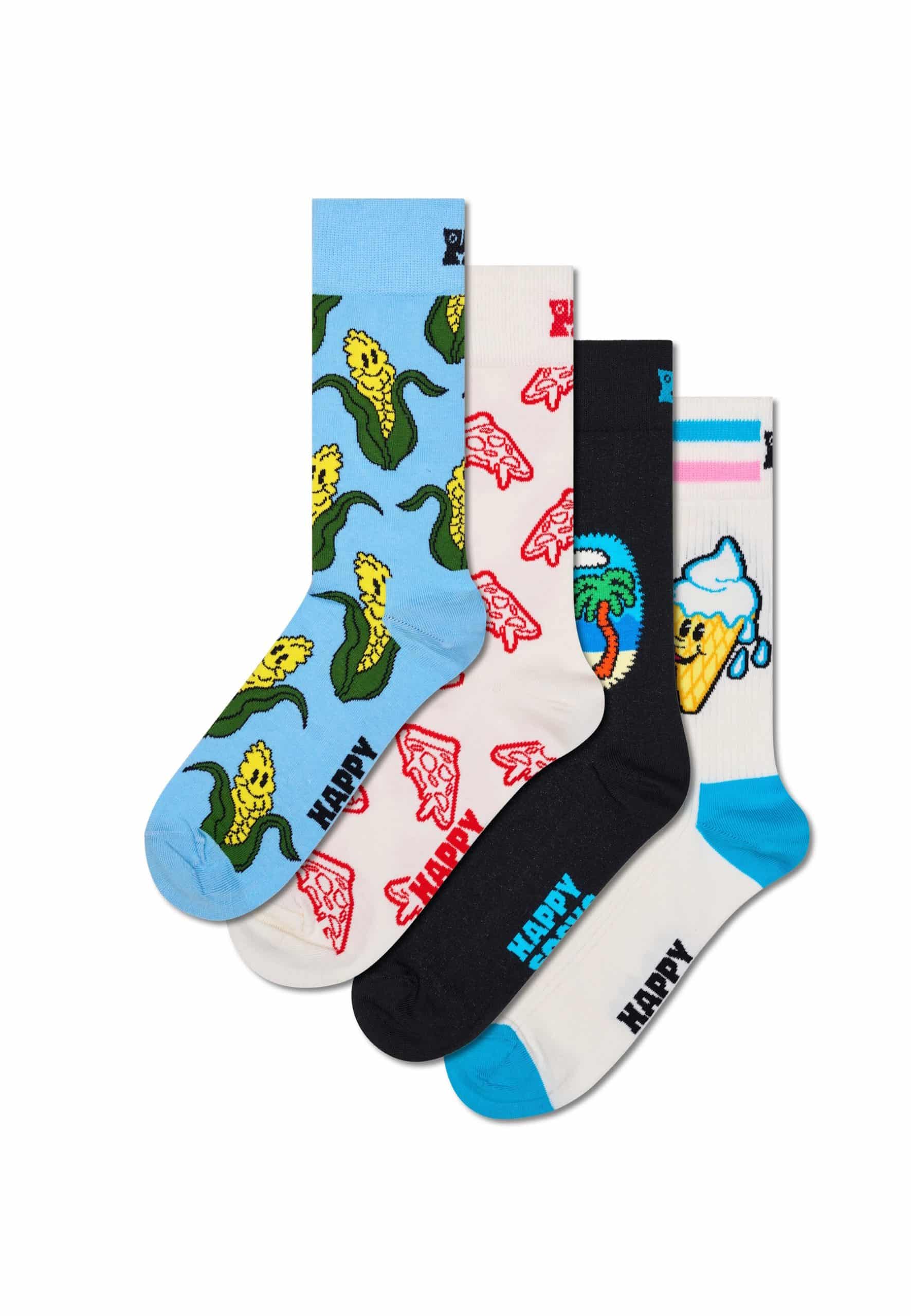 Happy Socks Strümpfe CORNY SUMMER Socken 4er Pack