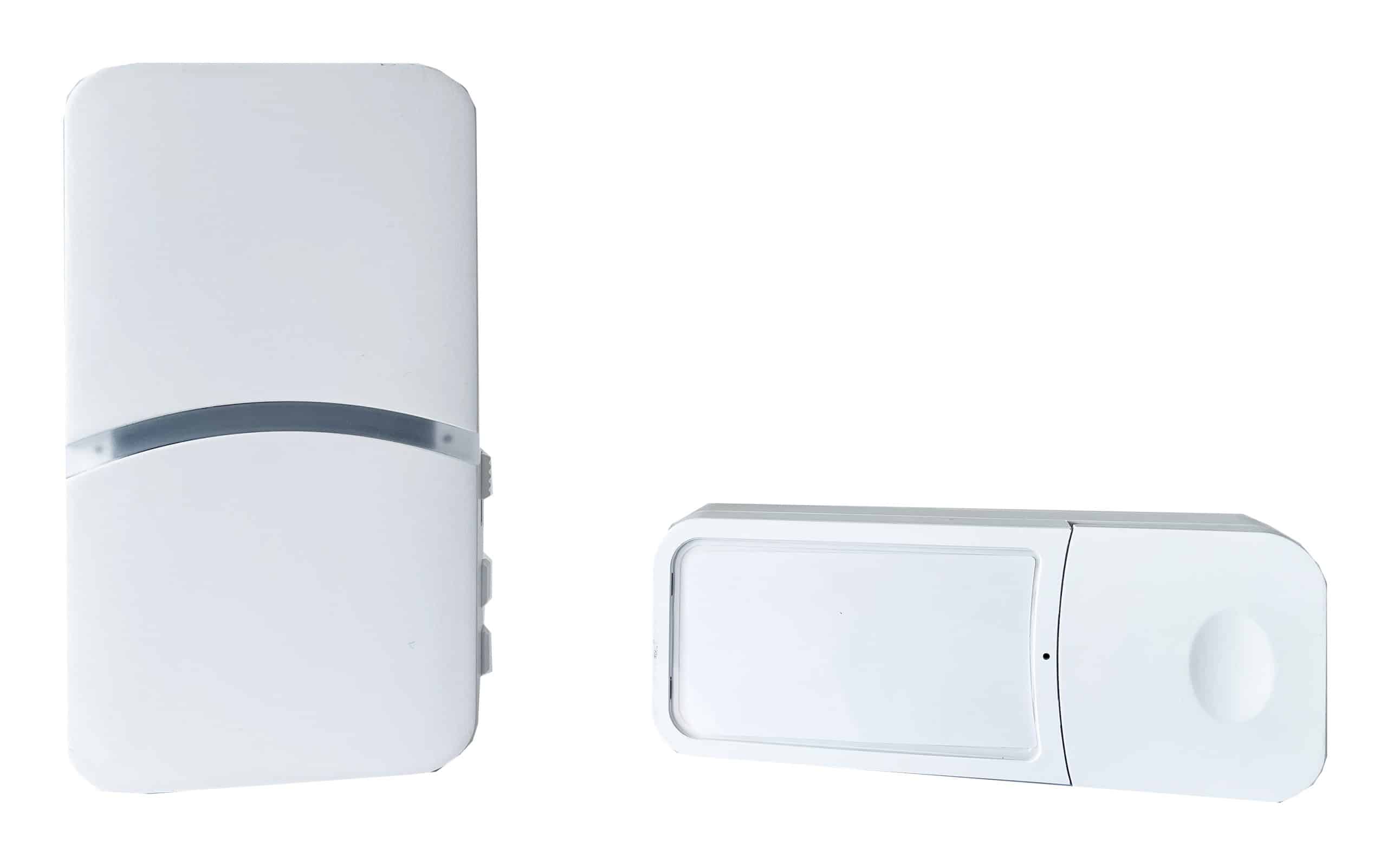 Heidemann Funkgong Set Piezo II 1 Empfänger 1 Sender Reichweite 100 m Lautstärke