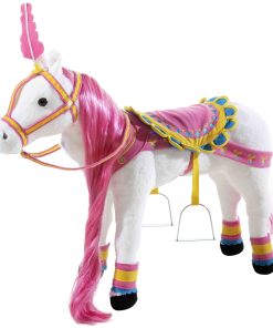 Heunec KARUSSELLPFERD weiß mit Sound 75 cm