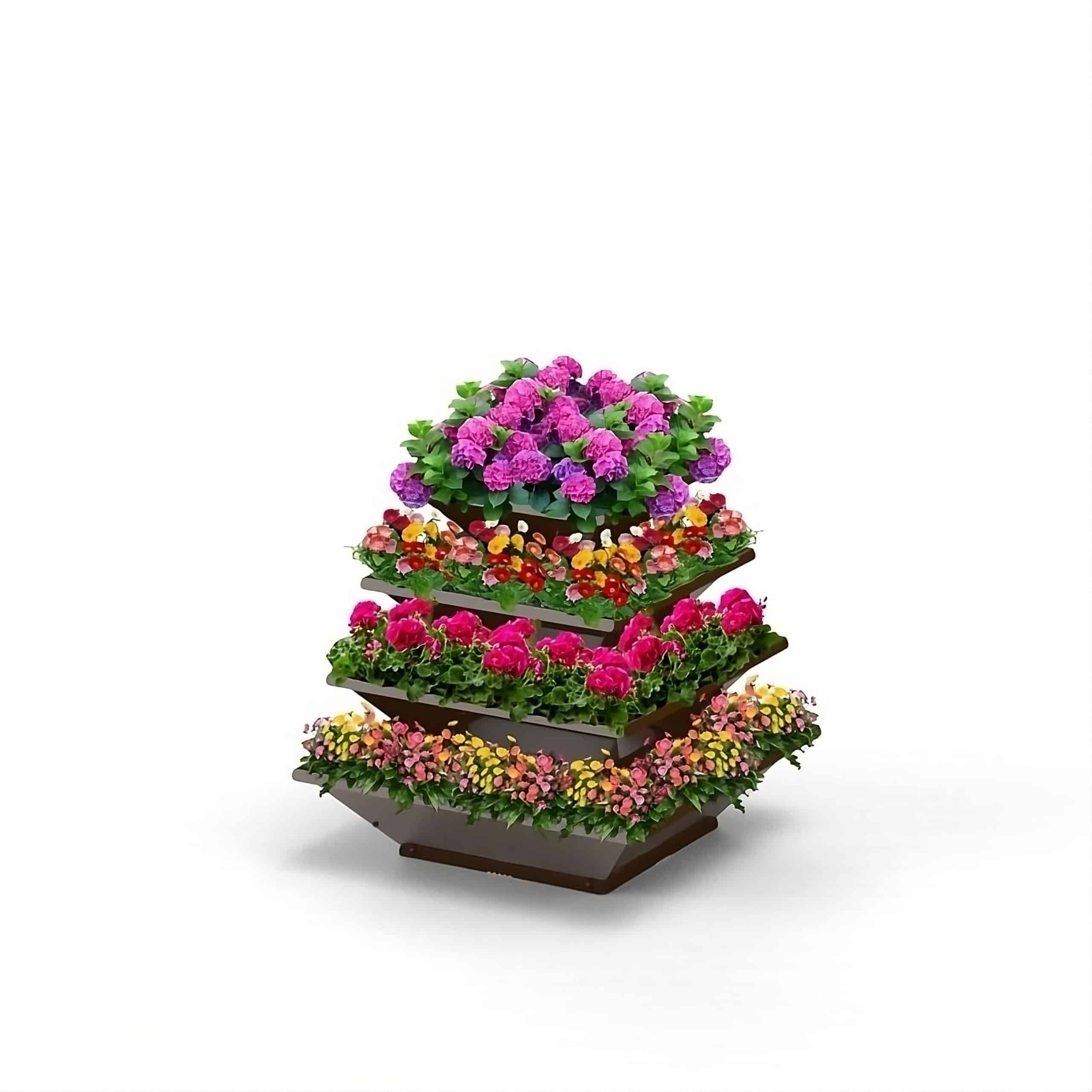 Hochbeet "HighBeet" Rock 4 Ebenen