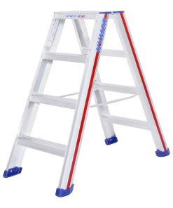 Hymer Stufenstehleiter SC60 Stehleiter 2x4Stufen Leiter Länge 1